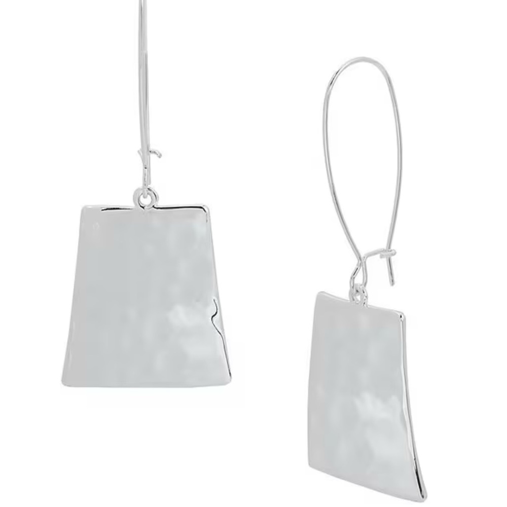 Chic Silver Geometric Earrings